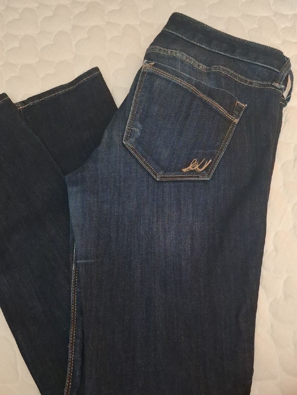 Express Women's Skinny Jeans in Dark Indigo